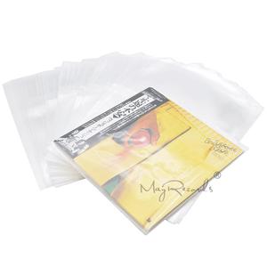 Mini LP SHM-CD Paper Cover Resealable OPP Outer Sleeves 50PCS