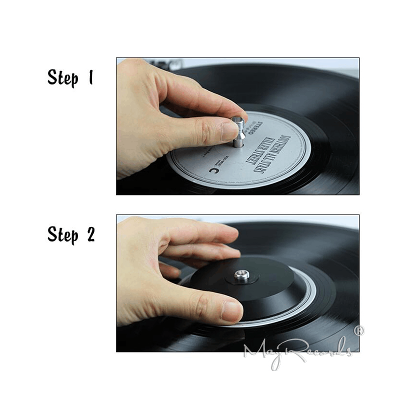 POM Vinyl Record Clamp 76g LP Disc Stabilizer Record Weight Turntable Vinyl Clamp Vibration Damper