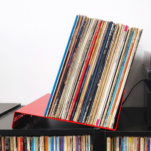 New Iron LP Vinyl Record Rack Fashion Book Magzine Holder Record Collection Storage Shelf Stand Home Office Desk Organizer Decor