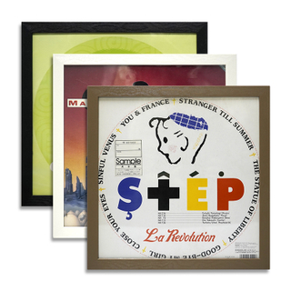Black vinyl album frame 12 ", 10", 7 "LP album wall decoration frame display and storage picture frame