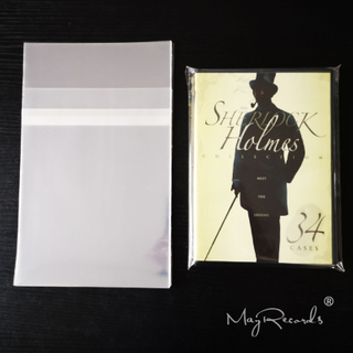 DVD Blu-ray Disc OPP Resealable Outer Sleeves 20PCS