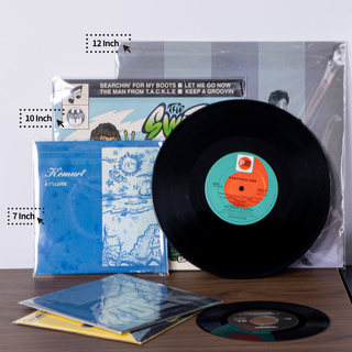 12 inch OPP Resealable Outer Sleeves For 12'' LP Vinyl Record Album 50PCS