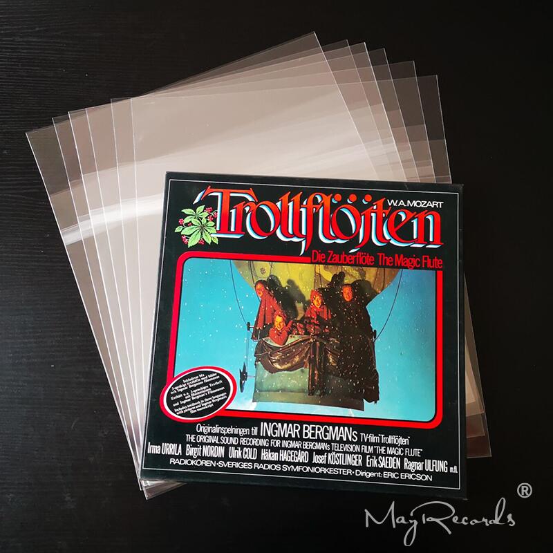12'' LP BOXSET CASE OPP Resealable Outer Sleeves 10PCS