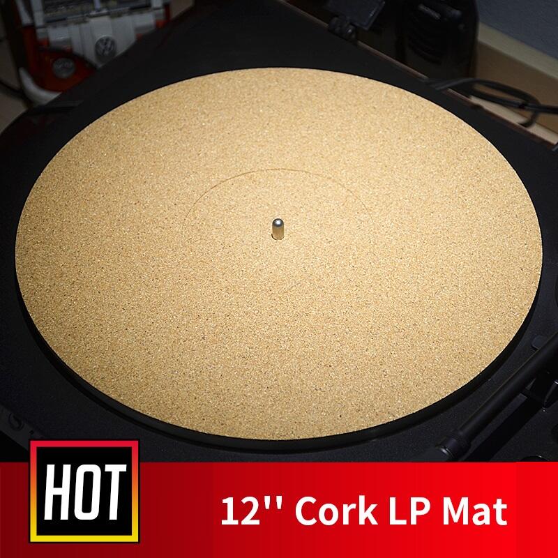Cork LP Slip Mat Turntable Platter Mat for 12 Inch LP Vinyl Record