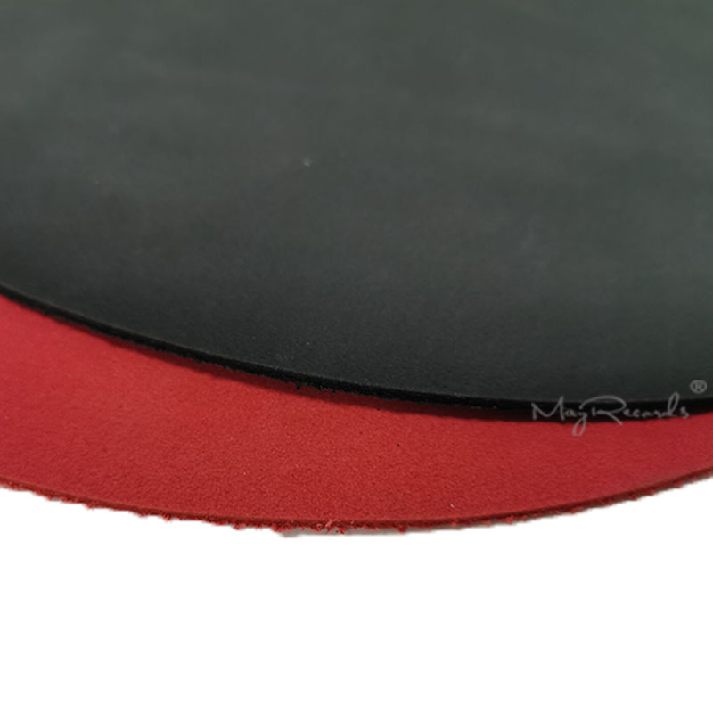12'' Full Cowhide Record Pad Leather LP Mat Turntable Record Mat