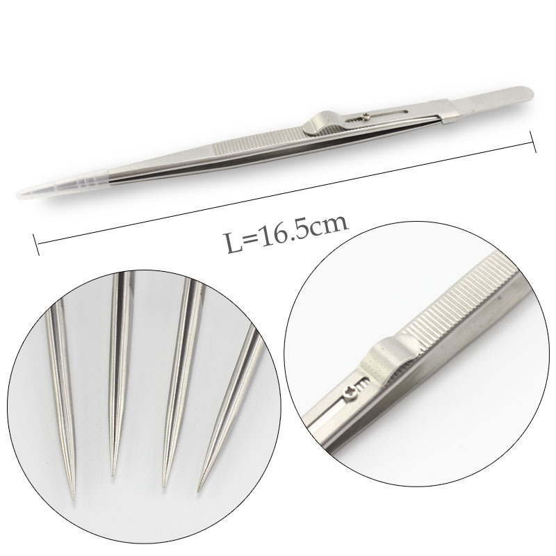 1PCS Phonograph Tweezers Install Needle Special Clamp Non-slip With Lock