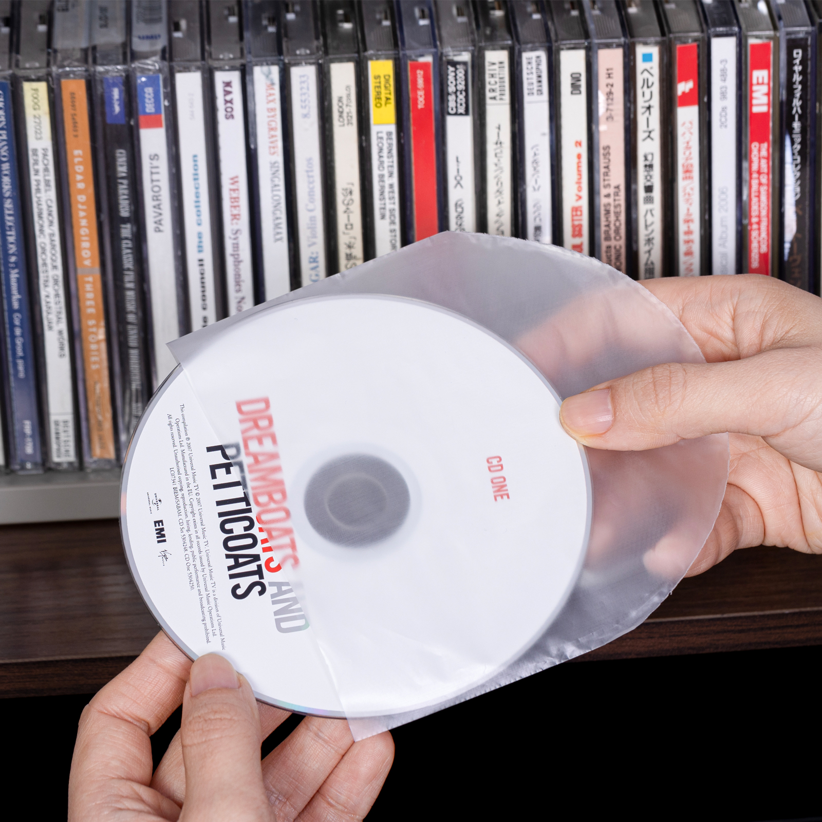 5 inch CD HDPE Anti-static Inner Sleeves 50PCS