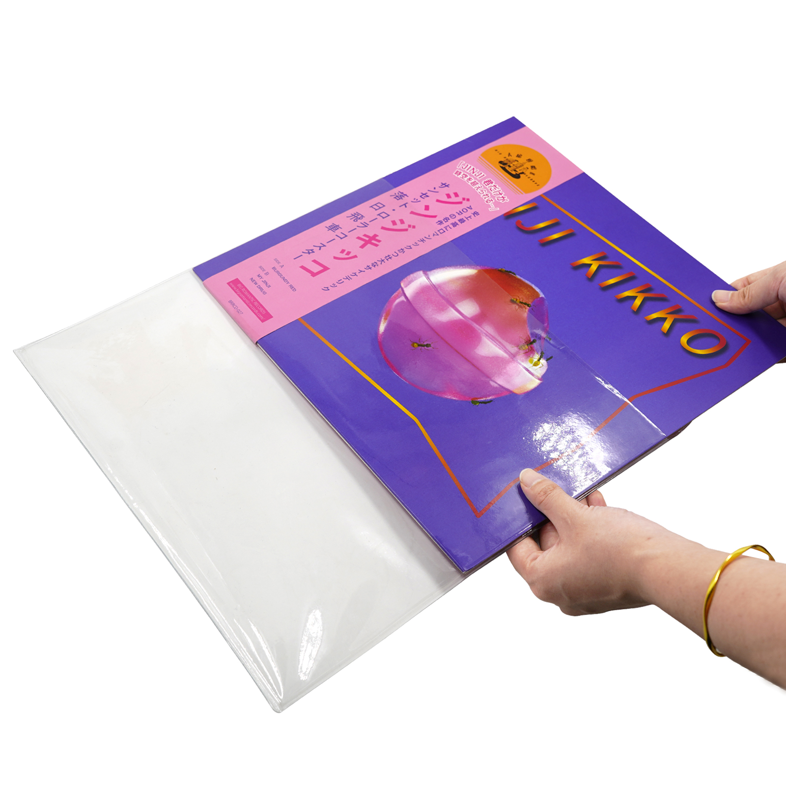 12'' 10'' 7'' Vinyl Record Thicken PVC Resealable Outer Sleeves 10PCS