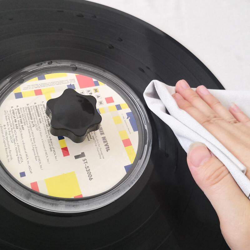 2PCS Large Cleaning Cloth Absorbent Soft Cloth for LP Vinyl Record