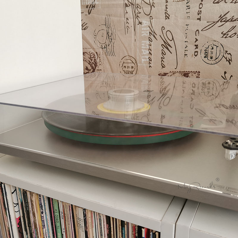 Carbon Fiber Aluminium Alloy Material LP Vinyl Turntables Metal Disc Stabilizer Record Weight