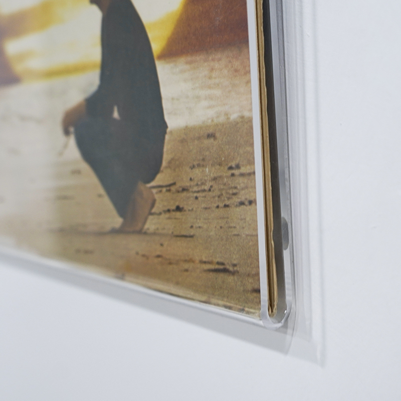 Black vinyl album frame frame acrylic transparent 12 "10 7" LP wall decoration display