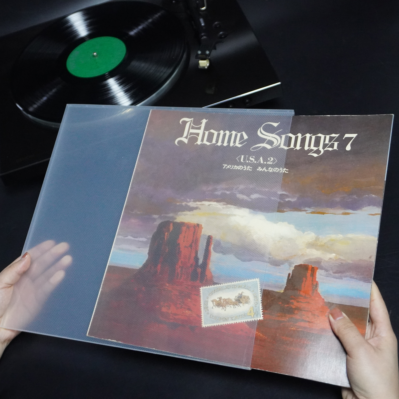 12'' LP Cover Storage Box PP Material Hard Protective Shell