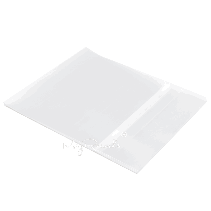 7 inch OPP Resealable Outer Sleeves for 7'' EP Record 45 RPM Cover 50PCS