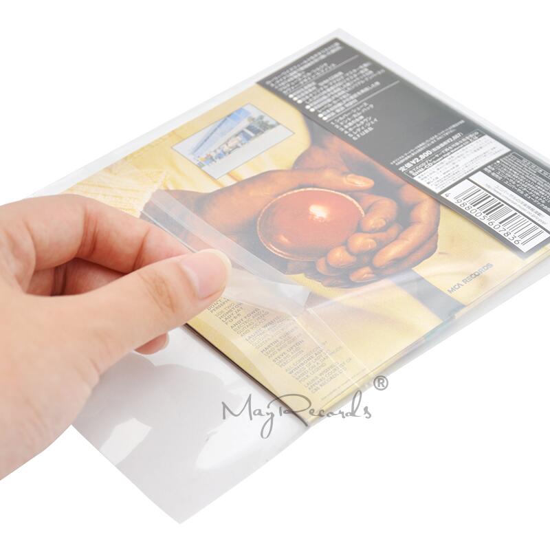 Mini LP SHM-CD Paper Cover Resealable OPP Outer Sleeves 50PCS