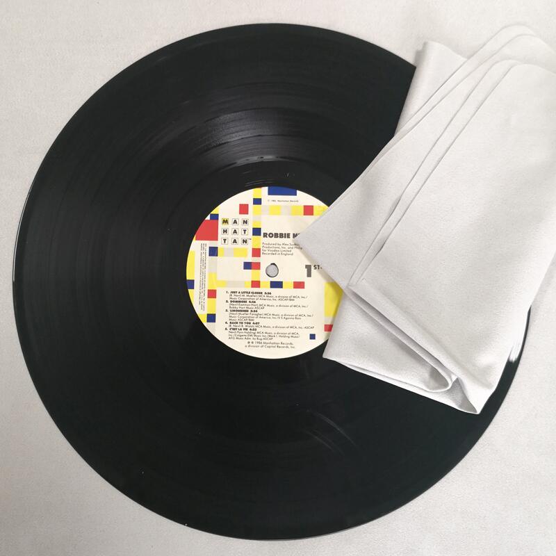 2PCS Large Cleaning Cloth Absorbent Soft Cloth for LP Vinyl Record