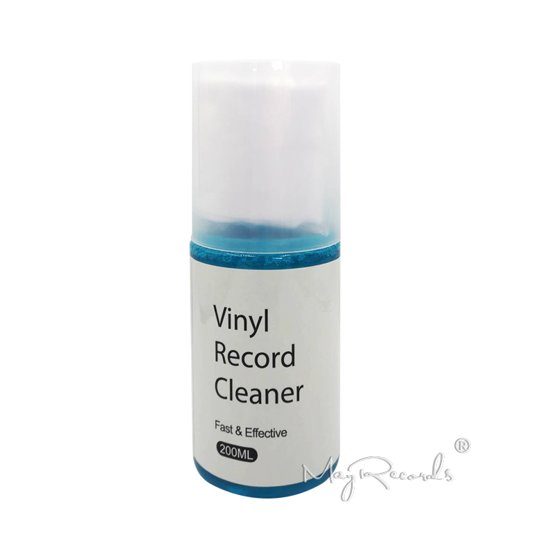 200ml Vinyl LP/CD Record Professional Cleaner Cleaning Fluid Dust Removal Anti-static Spray Dishwashing Water + Flannel Cloth