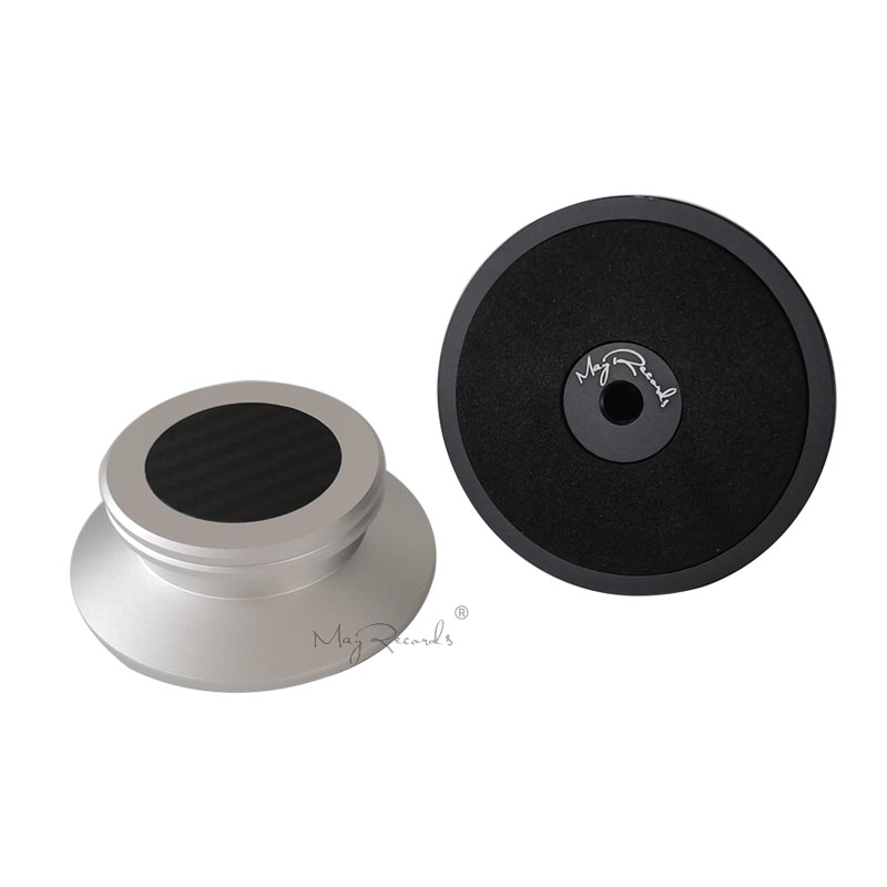 Carbon Fiber Aluminium Alloy Material LP Vinyl Turntables Metal Disc Stabilizer Record Weight