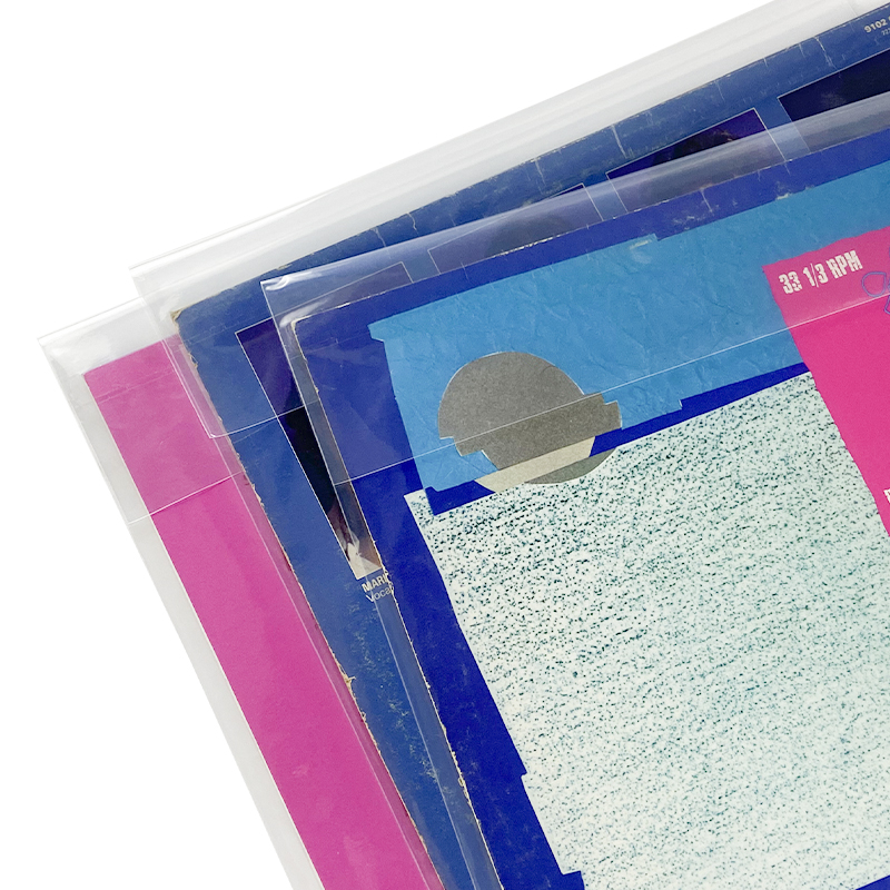 12'' LP Vinyl Record Thicken PE Resealable Outer Sleeves 20PCS 
