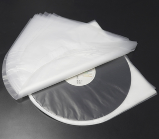 12 inch HDPE Anti-static Inner Sleeves For 12'' LP Vinyl Record 50PCS