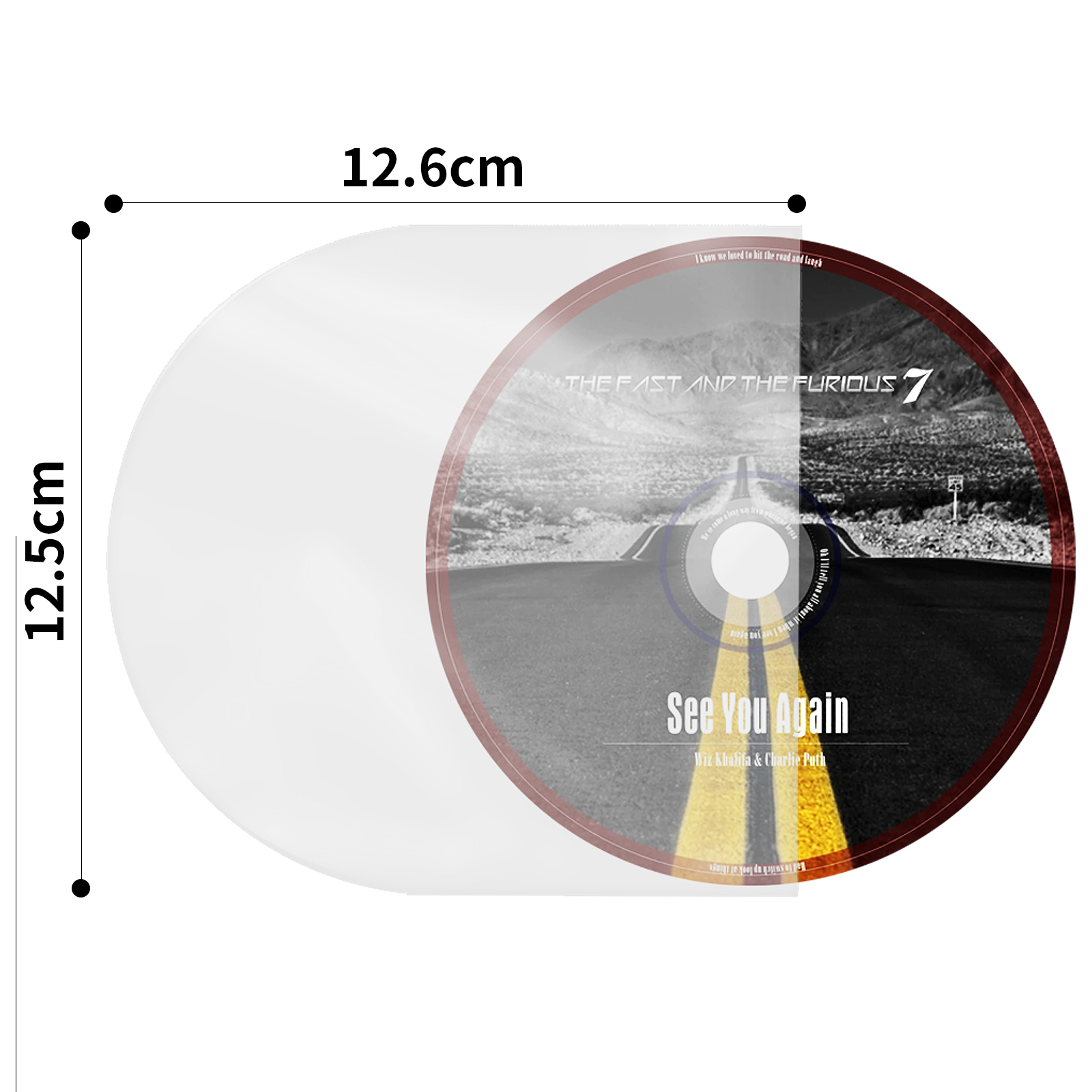 5 inch CD HDPE Anti-static Inner Sleeves 50PCS