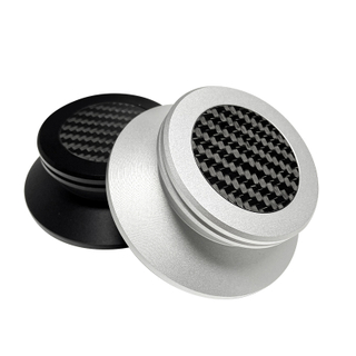 Carbon Fiber Aluminium Alloy Material LP Vinyl Turntables Metal Disc Stabilizer Record Weight