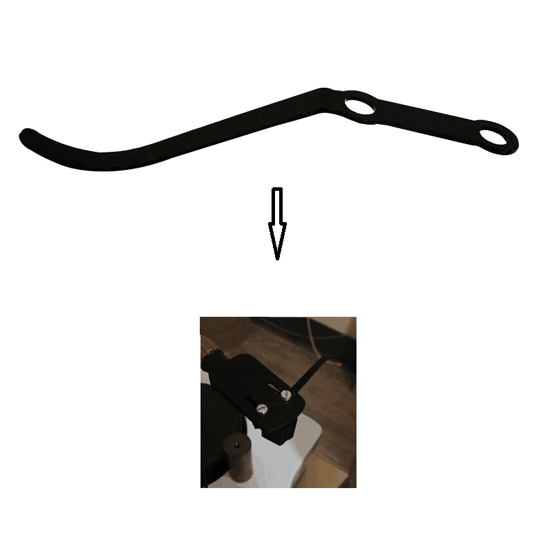 Phonograph Accessories Metal Raise Arm Finger Lift for Tonearm Headshell Part