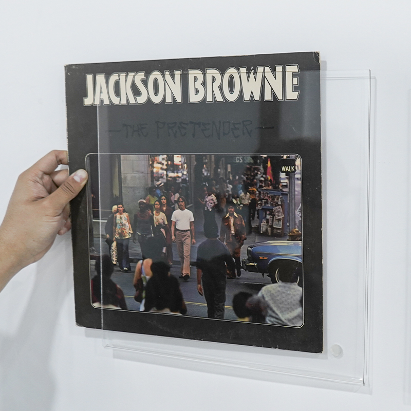Black vinyl album frame frame acrylic transparent 12 "10 7" LP wall decoration display