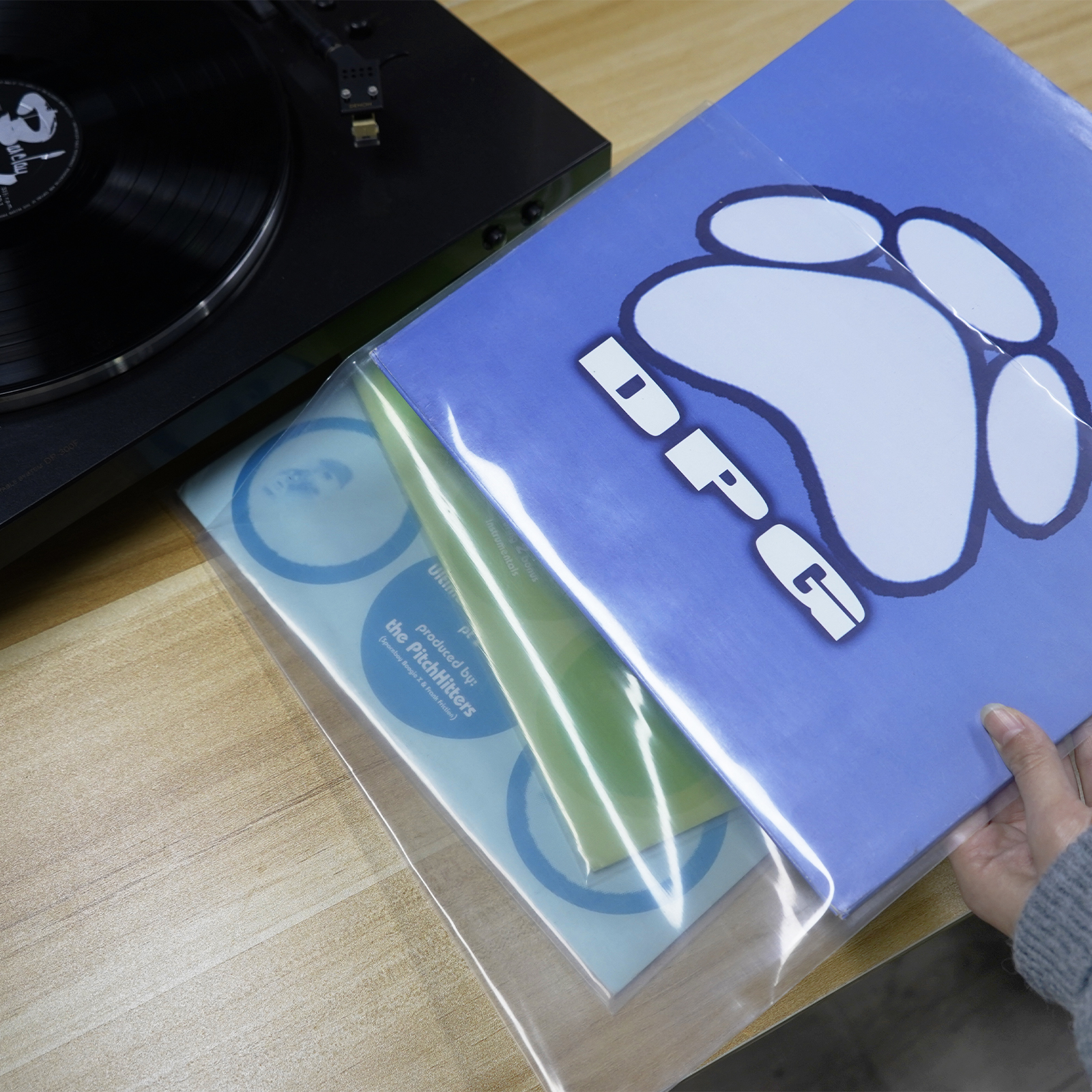 12'' LP Vinyl Record Thicken PE Resealable Outer Sleeves 20PCS 