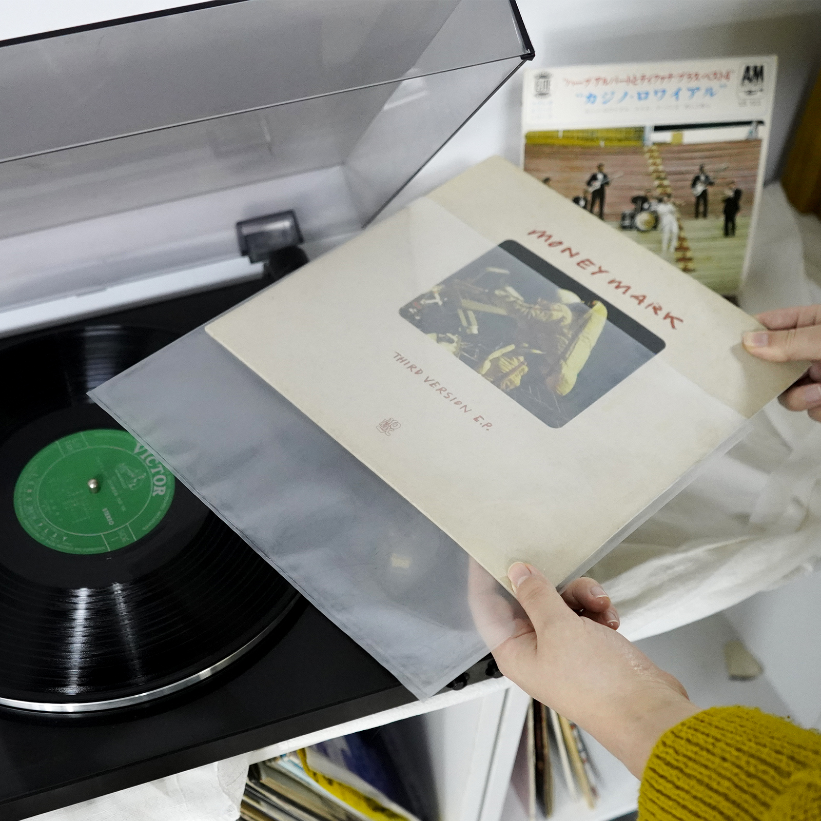 10 inch CPP Flat Open Top Outer Sleeves For 10'' Record Cover 50PCS