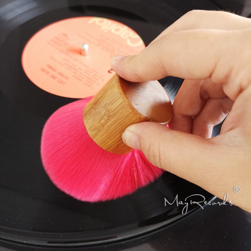 High Quality Wooden Handle Cleaning Soft Brush for Vinyl LP Player Accessories