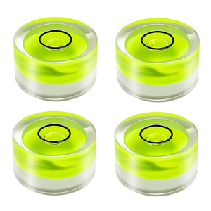 Phono High Accuracy Spirit Level Of Beads Arcylic Round Mini Bubble Level Tools Horizontal Instrument for Turntable