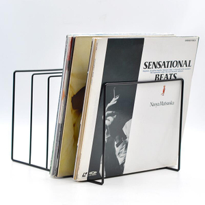 Metal Wire Holder For LP Vinyl Records Display Hold Up To 50 Pieces Record Rack