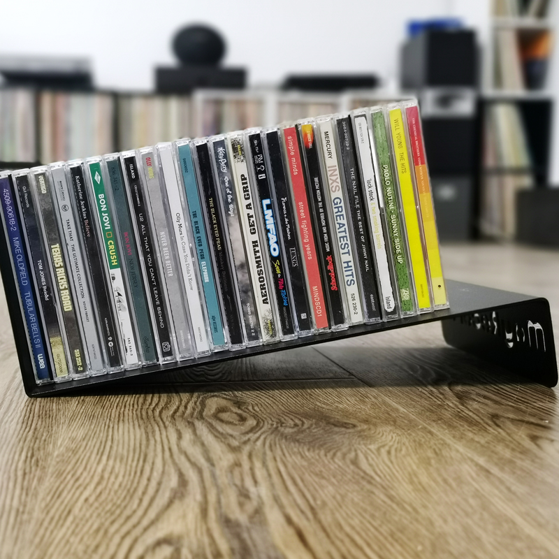 New Iron LP Vinyl Record Rack Fashion Book Magzine Holder Record Collection Storage Shelf Stand Home Office Desk Organizer Decor