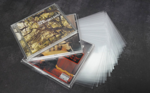 5'' CD BOPP Resealable Flat Top Open Outer Sleeves For General CD Jewel Case 50PCS 