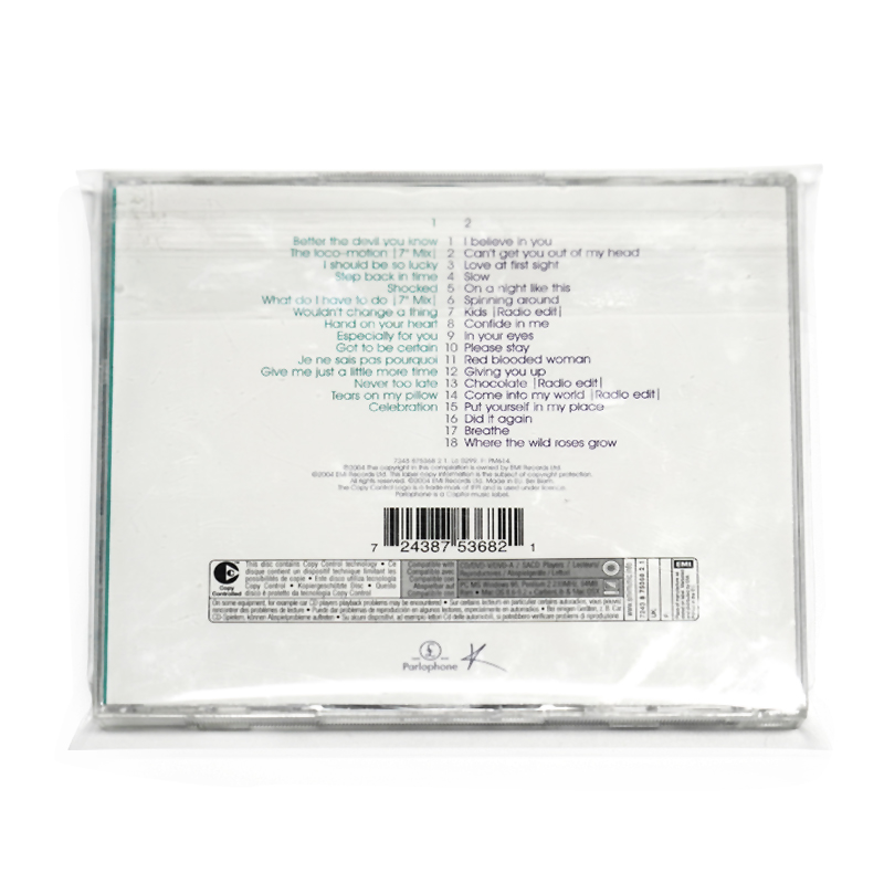 5'' CD OPP Resealable Horizontal Outer Sleeves For General CD Jewel Case 50PCS 