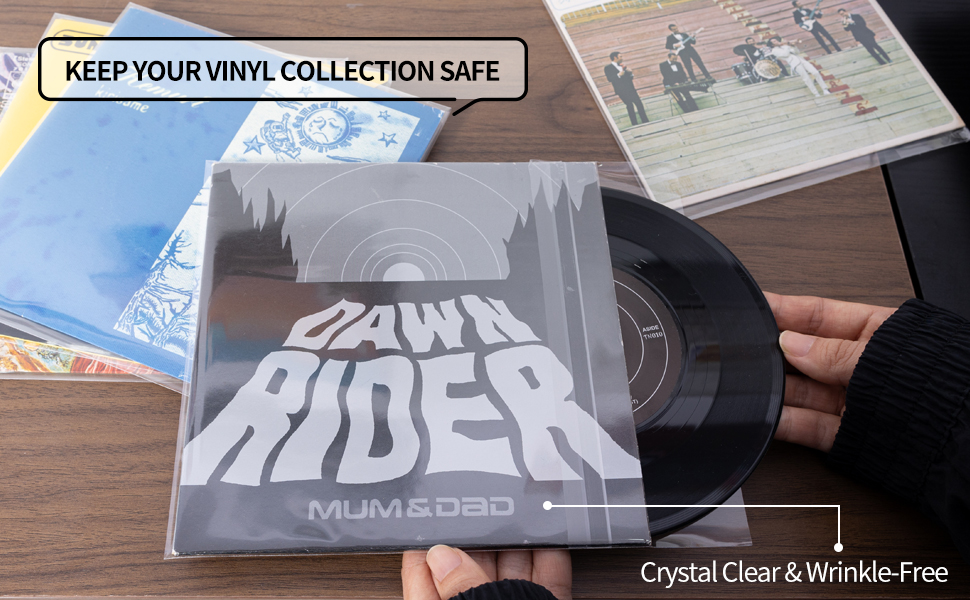 12 inch OPP Resealable Outer Sleeves For 12'' LP Vinyl Record Album 50PCS