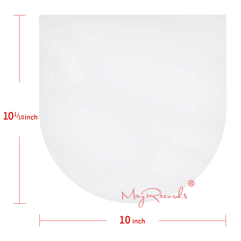 10 inch HDPE Anti-static Inner Sleeves For 10'' Vinyl Record 50PCS