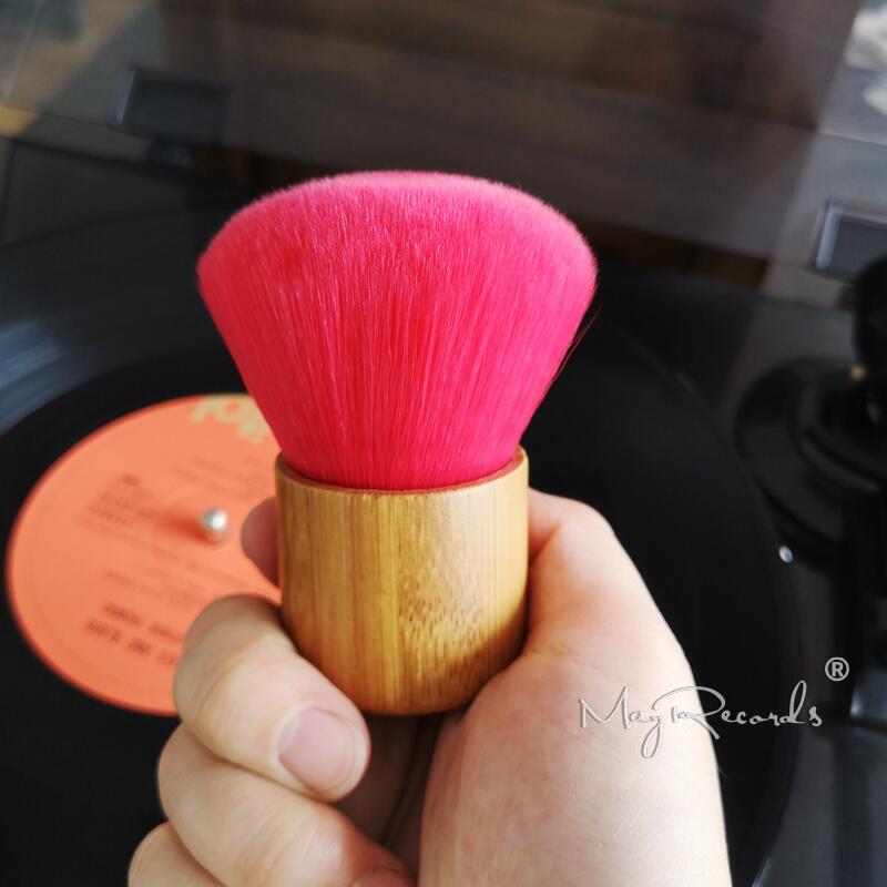 High Quality Wooden Handle Cleaning Soft Brush for Vinyl LP Player Accessories