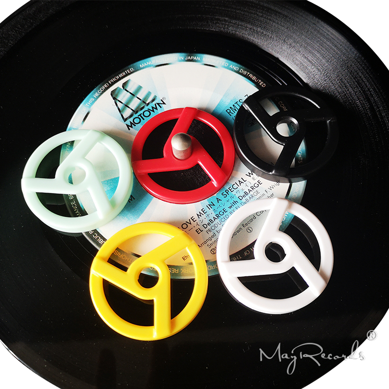 1PCS 45 RPM Adapter Durable Plastic Center Adapter for 7 Inch EP Record Vinyl