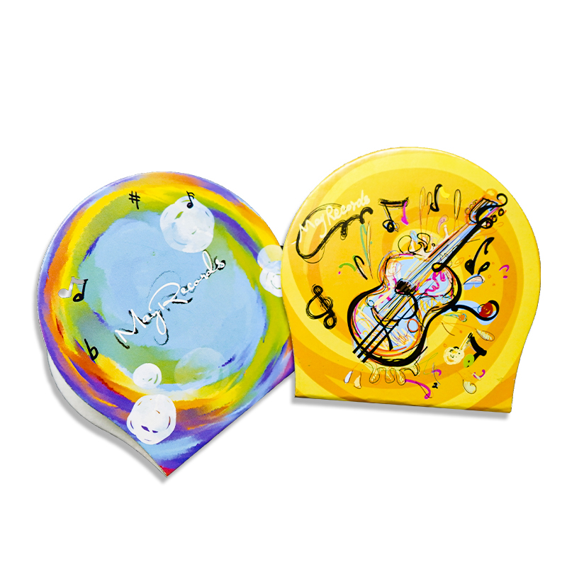 Black vinyl LP disc holder disc cleaning protective pad 2 pieces without fingerprints