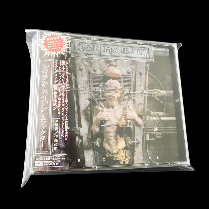 4CD BOXSET JEWEL CASE OPP Resealable Outer Sleeves 50PCS