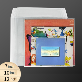 12'' 10'' 7'' Vinyl Record Thicken PVC Resealable Outer Sleeves 10PCS