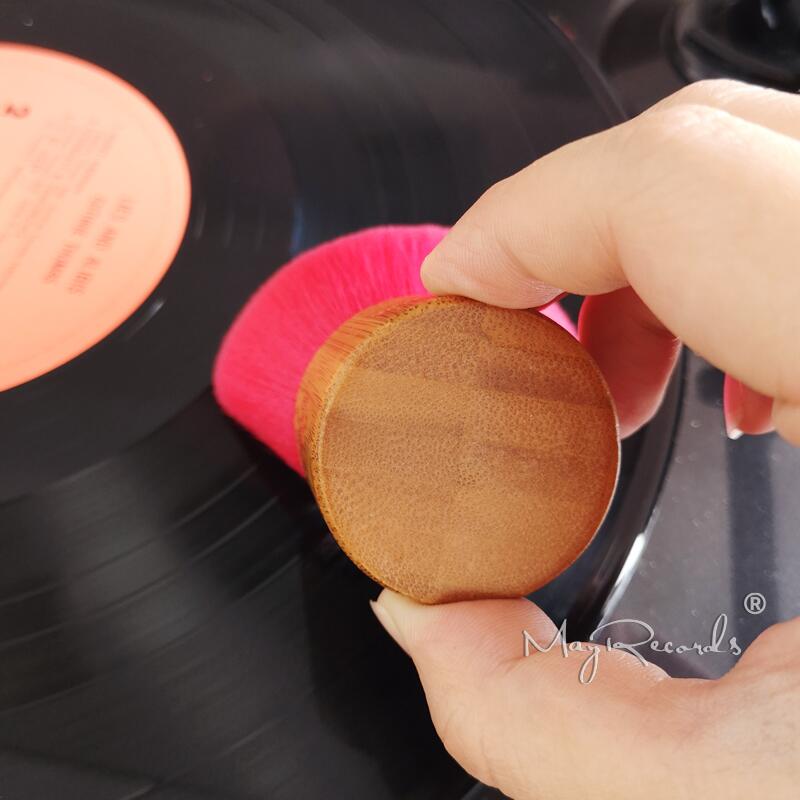 High Quality Wooden Handle Cleaning Soft Brush for Vinyl LP Player Accessories