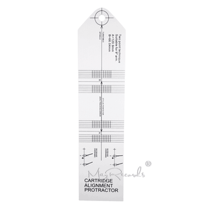 Cartridge Alignment Protractor LP Vinyl Turntable Phonograph Accessories Adjustment Tool