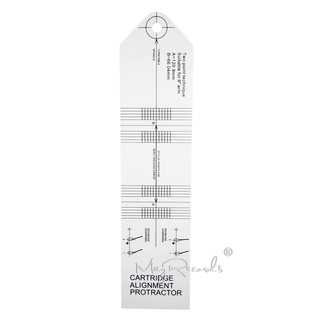 Cartridge Alignment Protractor LP Vinyl Turntable Phonograph Accessories Adjustment Tool