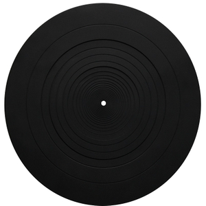 12'' LP Anti-vibration Silicone Pad Rubber LP Slip Mat for Phonograph Turntable Vinyl Thickness 3MM Flat Soft LP Mat