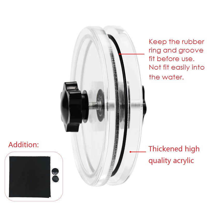 LP Vinyl Record Cleaner Clamp Record Label Saver Protector Waterproof Acrylic Clean Tool With Cleaning Cloth