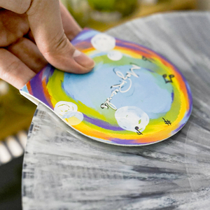 Black vinyl LP disc holder disc cleaning protective pad 2 pieces without fingerprints