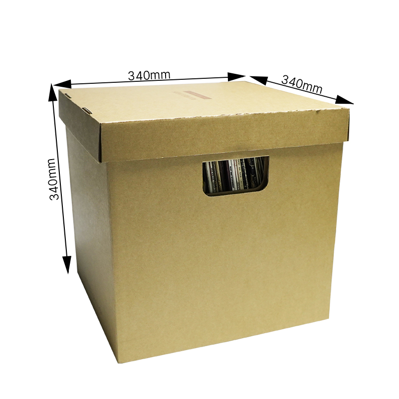 12-inch vinyl record storage box LP storage box with cover finishing box carton storage storage box kraft carton