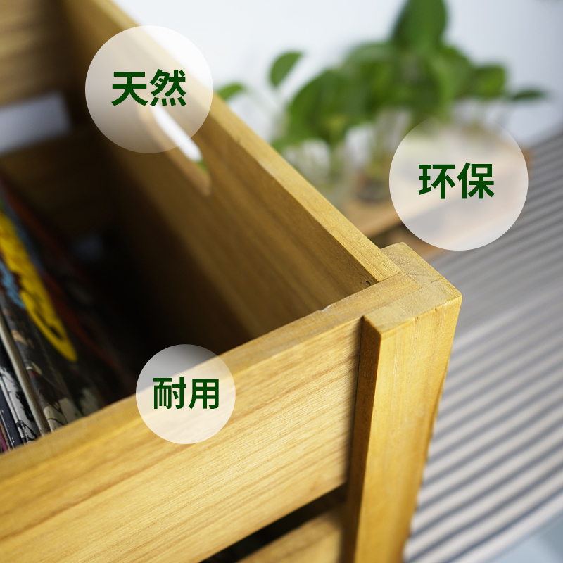 LP vinyl record storage wooden box Full-size vinyl record storage box Record storage rack storage box